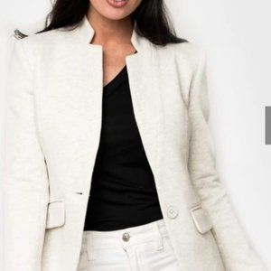 Gibson Oatmeal Notch Collar Blazer - L